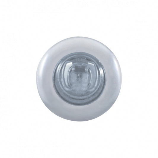 Mini Light With Bezel (Clearance/Marker) 2 Amber LED/Clear Lens