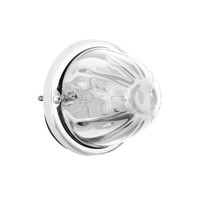 UltraBurst Glass Watermelon Flush Mount Kit With 18 LED Bulb-Green / Clear