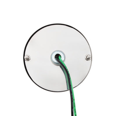 UltraBurst Glass Watermelon Flush Mount Kit With 18 LED Bulb-Green / Clear