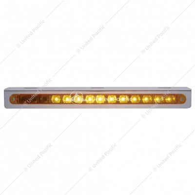 Stainless Steel Amber/Amber Sequential Light Bar- Right to Left