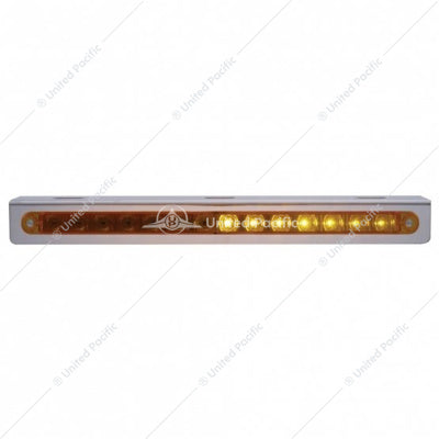Stainless Steel Amber/Amber Sequential Light Bar- Right to Left