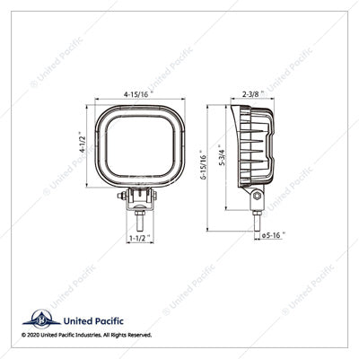 9 High Power LED Work Light - Flood Light