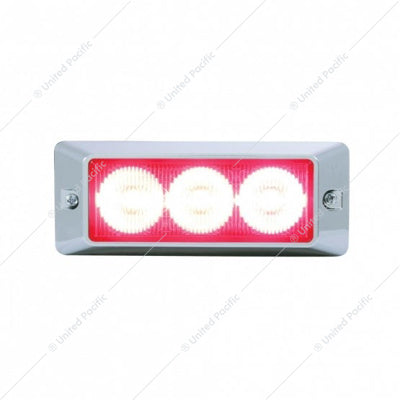 3 HIGH POWER LED WARNING LIGHT - RED LED