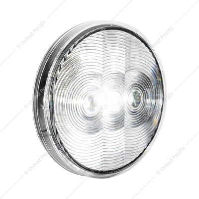 6 LED 4" Round Light Back-Up - White LED / Clear Lens