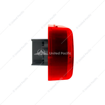 3 LED 6" Oval Light Stop, Turn, & Tail - Red LED/Red Lens