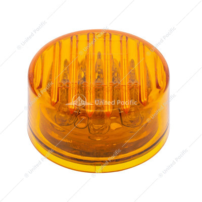 2" ROUND LIGHT (CLEARANCE/MARKER) - AMBER LED/AMBER LENS-9 LED