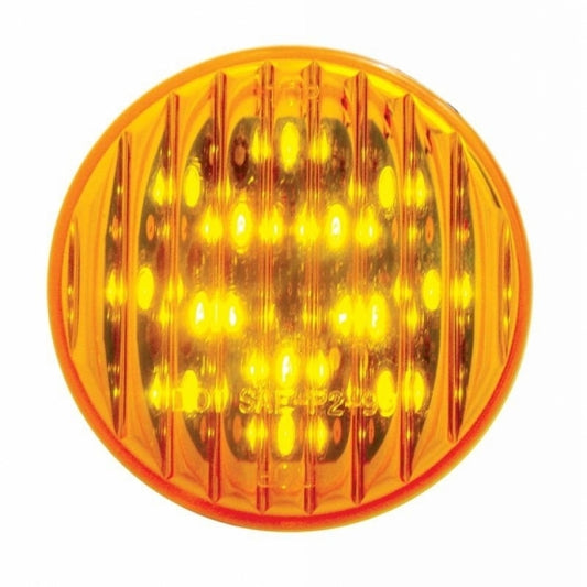 13 LED 2-1/2" Round Light (Clearance/Marker) - Amber LED/Amber Lens