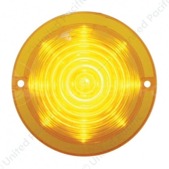 Amber LED/Amber Lens 13 LED Beehive Truck-Lite Style Cab Light