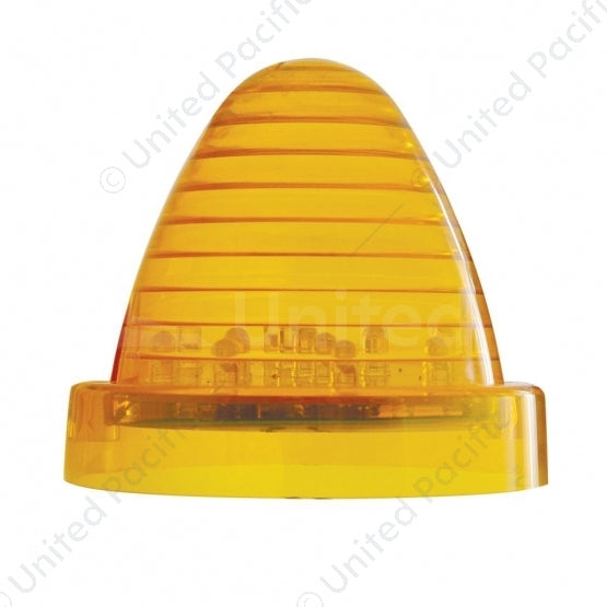 Amber LED/Amber Lens 13 LED Beehive Truck-Lite Style Cab Light