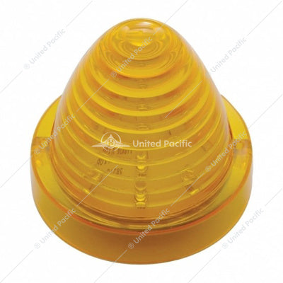 13 LED BEEHIVE TRUCK-LITE STYLE CAB LIGHT - AMBER LED/AMBER LENS