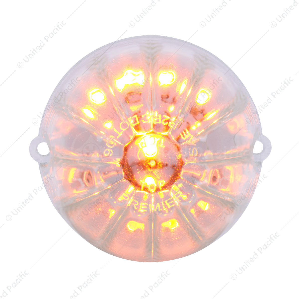 19 Amber LED/Clear Lens Watermelon Grakon 1000 Cab Light