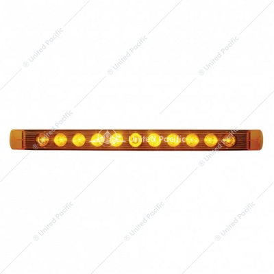 11 LED 17" TURN SIGNAL LIGHT BAR - AMBER LED/AMBER LENS