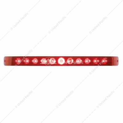 11 LED 17" LIGHT BAR ONLY (STOP, TURN & TAIL) - RED LED/RED LENS