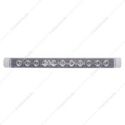 11 LED 17" LIGHT BAR ONLY (STOP, TURN & TAIL) - RED LED/CLEAR LENS