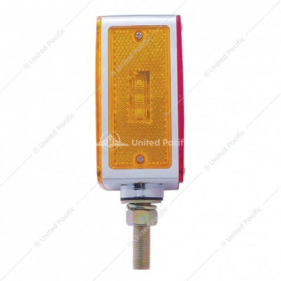 Image of the United Pacific Driver Single Stud Double Face Turn Signal Light – Amber & Red Part # 38701