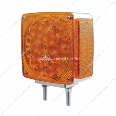 Image of the United Pacific 45 LED Double Stud Double Face Turn Signal Light – Amber/Amber Part # 38710