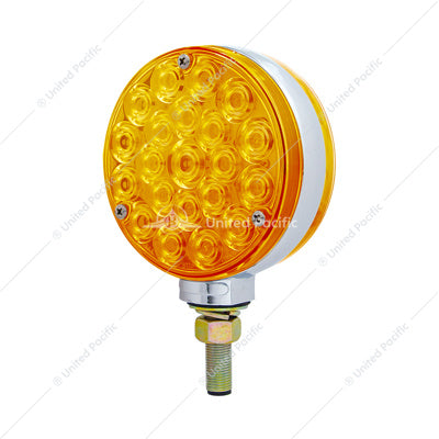 42 LED Double Face Turn Signal Light - Amber LED/Amber Lens