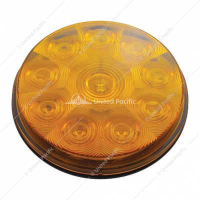 4" TURN SIGNAL LIGHT -(STOP, TURN & TAIL) AMBER LED/AMBER LENS-10 LED