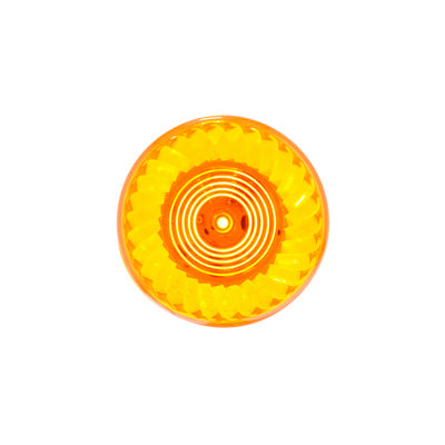 7 LED 2" Round Turbine Light (Clearance/Marker) - Amber / Amber
