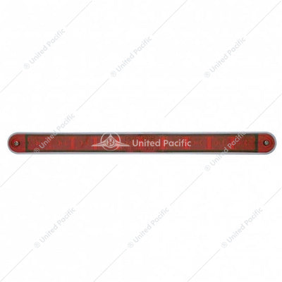 10 LED 9" LIGHT BAR WITH BEZEL (STOP, TURN & TAIL) - RED LED/RED LENS