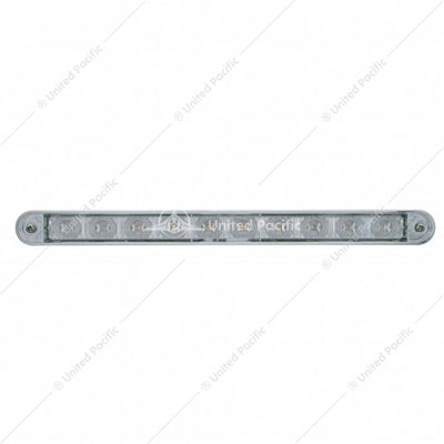 10 LED 9" LIGHT BAR WITH BEZEL (STOP, TURN & TAIL) - RED LED/CLEAR LENS