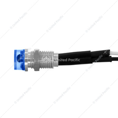 LED Indicator Blue 1/4"