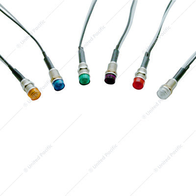 LED Indicator Blue 1/4"