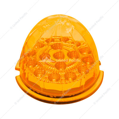 17 LED DUAL FUNCTION REFLECTOR CAB LIGHT - AMBER LED/AMBER LENS