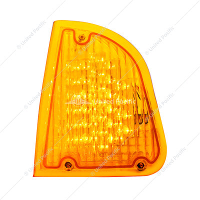 29 LED TURN SIGNAL LIGHT FOR KENWORTH T600 (DRIVER) - AMBER LED/AMBER LENS