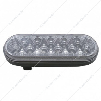 Oval 16 LED Amber/Clear Reflect Len