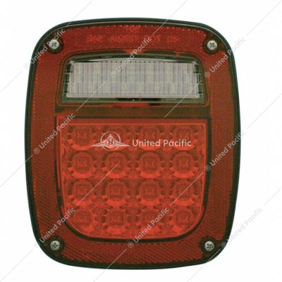 LED Reflector Universal Combination Tail Light With License Light (Bulk)