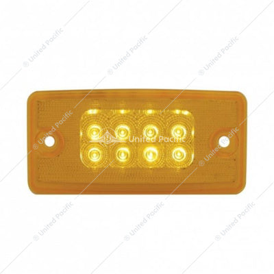 8 LED Cab Light for Freightliner Century(1996-2011) and Columbia(2001-2017) - Amber LED/Amber Lens