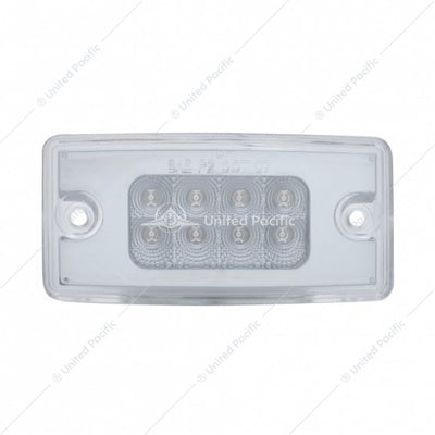 8 LED Cab Light For Freightliner Century(1996-2011) and Columbia(2001-2017)  Amber LED/Clear Lens