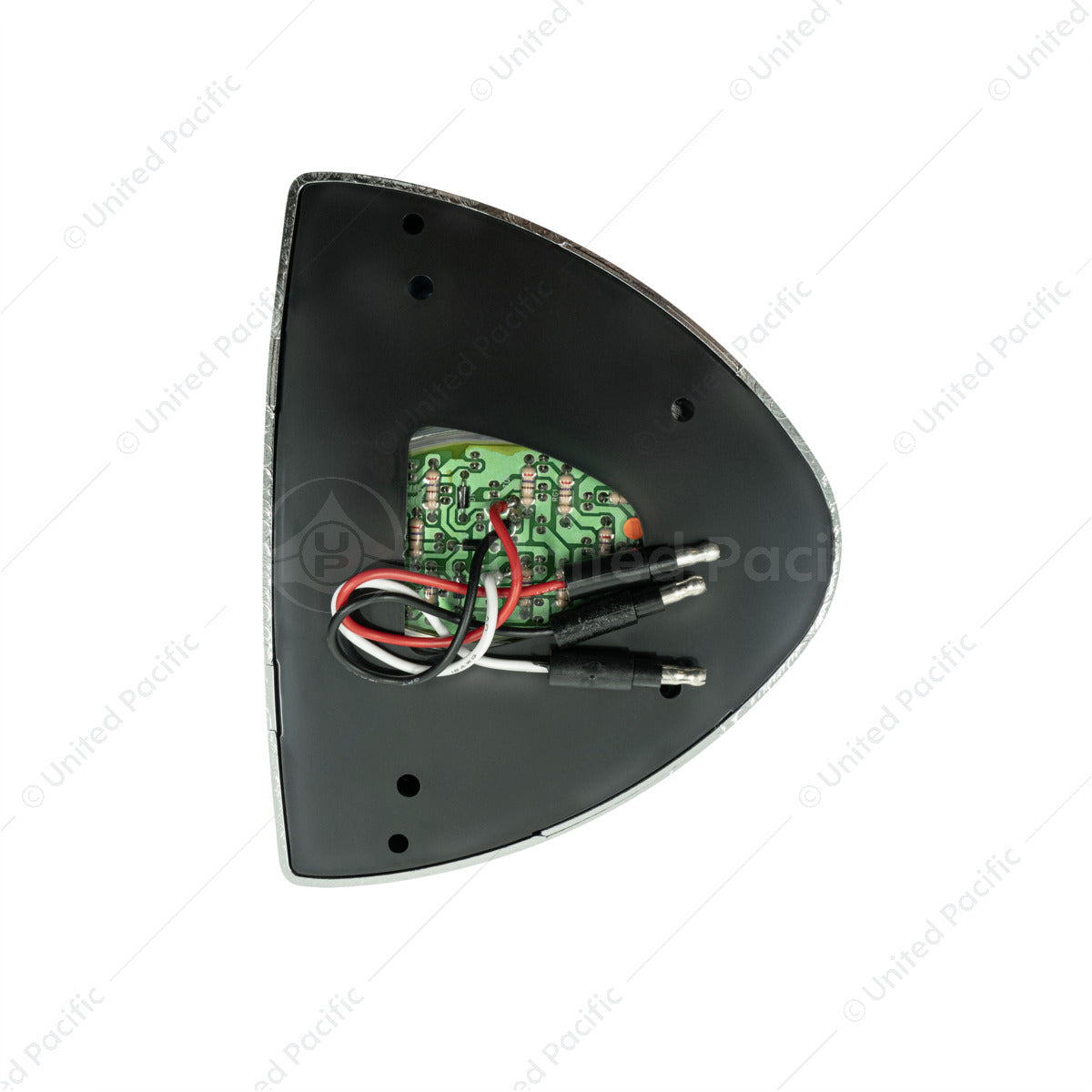 39 LED Teardrop Headlight Turn Signal Light Cover For Peterbilt - Amber LED/Clear Lens
