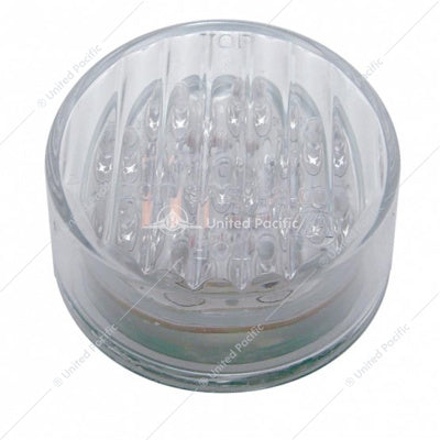 9 LED 2" Auxiliary + Blue LED/Clear Lens