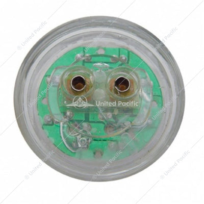 9 LED 2" Auxiliary + Blue LED/Clear Lens