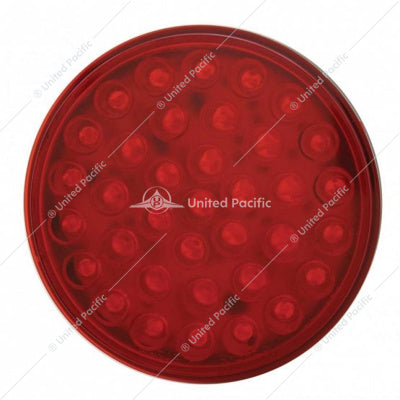 4" ROUND LIGHT (STOP, TURN & TAIL) - RED LED/RED LENS- 36 LED