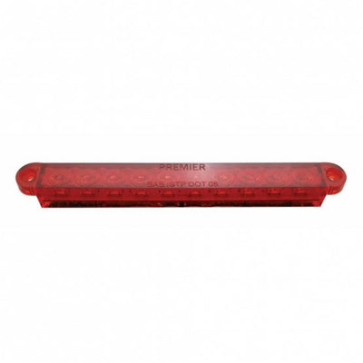 10 LED 6-1/2" Light Bar Only (Stop, Turn & Tail) - Red / Red
