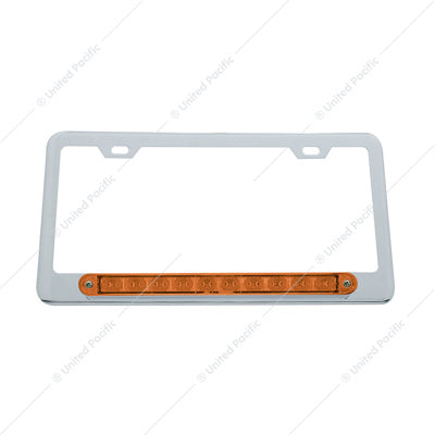License Frame 10 LED Amber/Amber