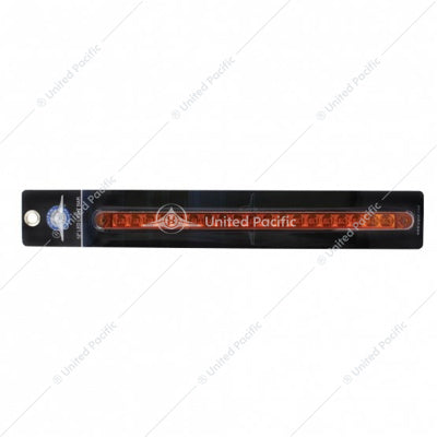 19 LED 12" Reflector Turn Signal Light Bar- Amber/Amber