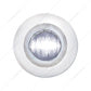 Mini Round White 3/4" Stainless Steel Bezel