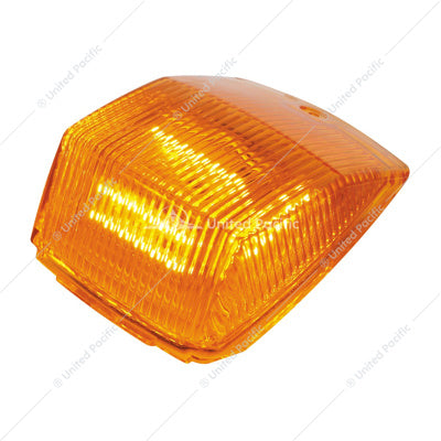 KENWORTH T800 & W900-36 LED SQUARE CAB LIGHT - AMBER LED/AMBER LENS