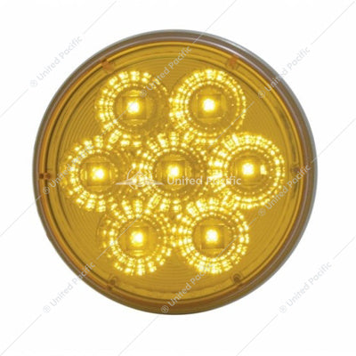 7 LED 4" REFLECTOR TURN SIGNAL LIGHT - AMBER LED/AMBER LENS