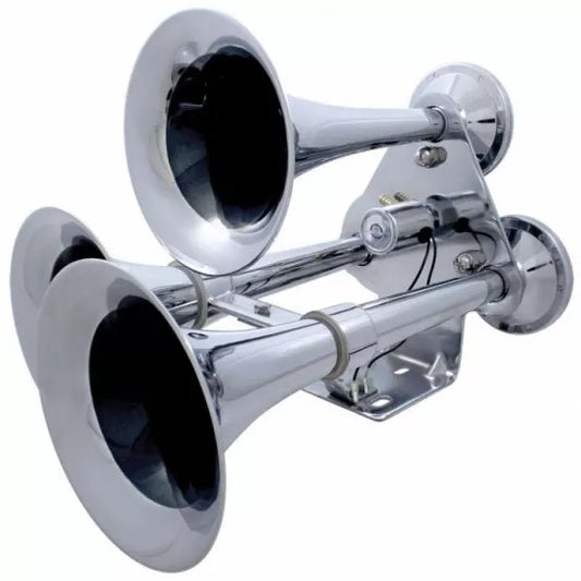 3 Trumpet Horn with Support Brace