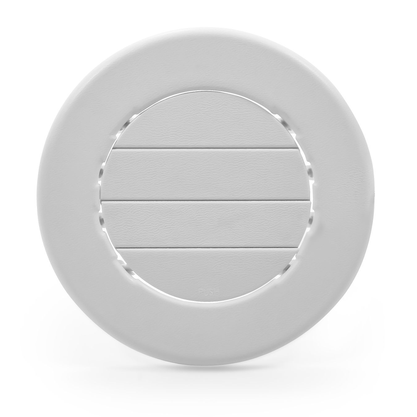 Round Open/Close A/C Ceiling Vent - 5-1/4", White