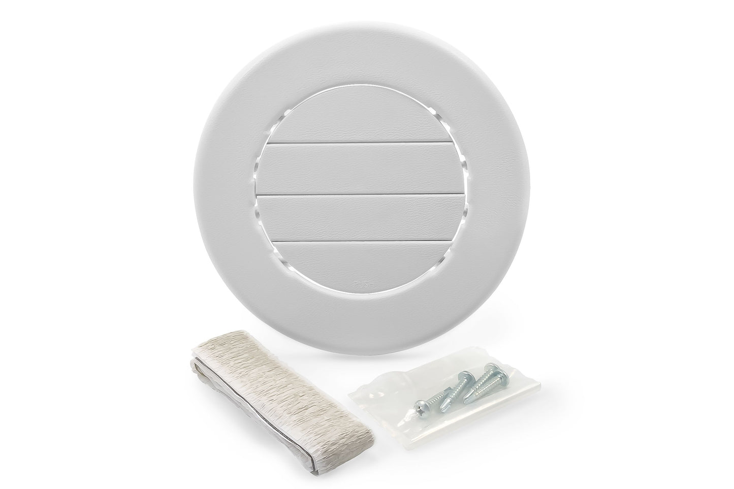 Round Open/Close A/C Ceiling Vent - 5-1/4", White