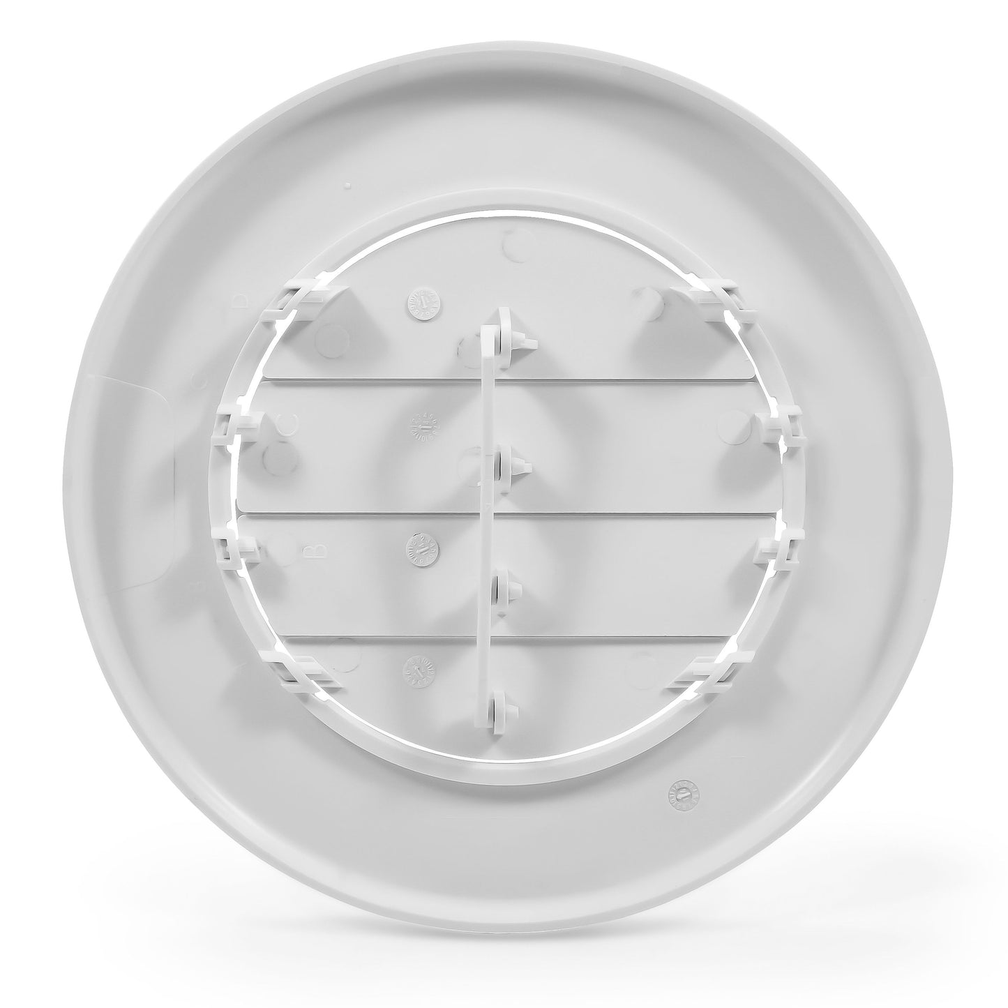 Round Open/Close A/C Ceiling Vent - 5-1/4", White