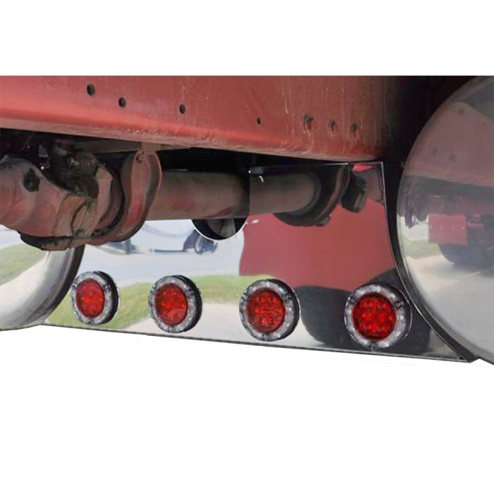 Rear Fuel Tank Frame Filler Panel W (4) 4" Light Holes