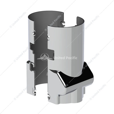 PETERBILT/KENWORTH Chrome 2 pcs Round Steer Column