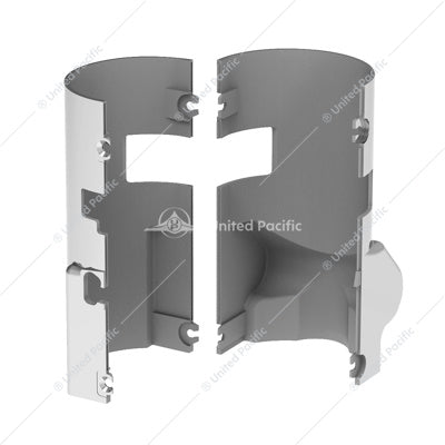 PETERBILT/KENWORTH Chrome 2 pcs Round Steer Column